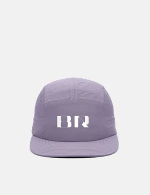 Bandit Blocked "BR" Nylon Run Cap - Light Thistle