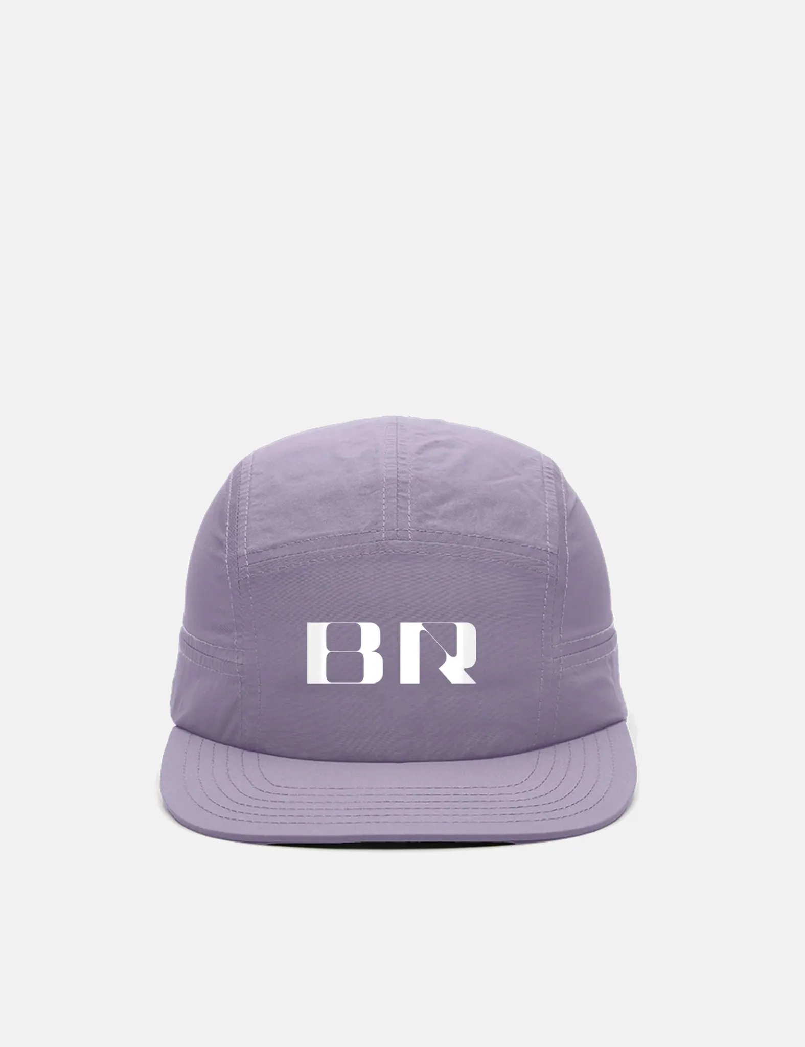 Bandit Blocked "BR" Nylon Run Cap - Light Thistle