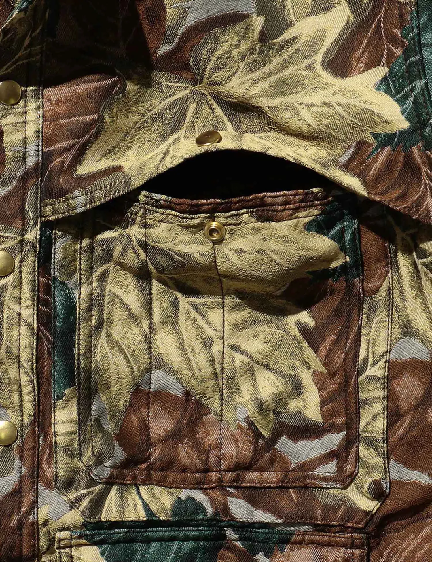 Beams Plus Adventure Shirt I (Camo) - Olive Green
