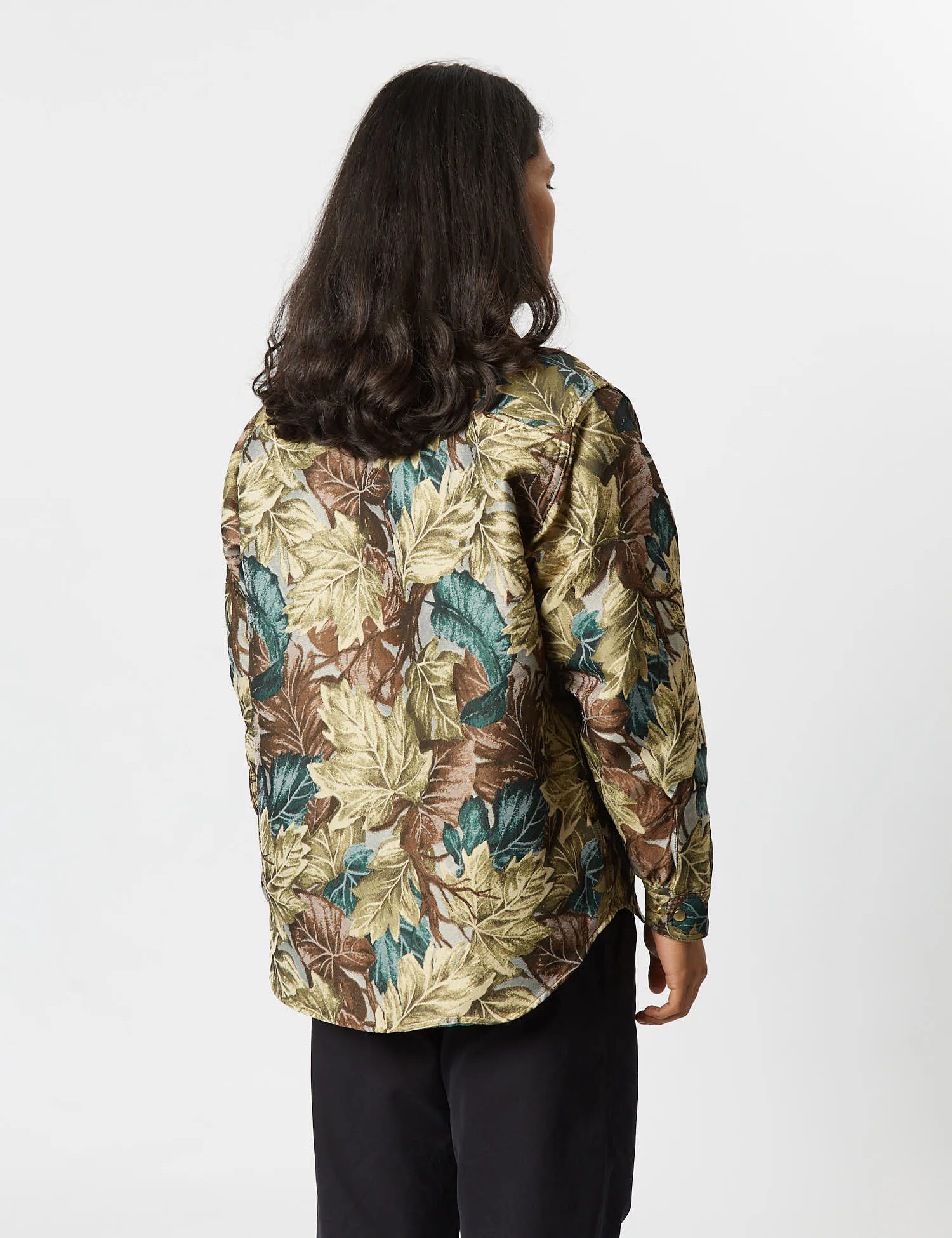 Beams Plus Adventure Shirt I (Camo) - Olive Green