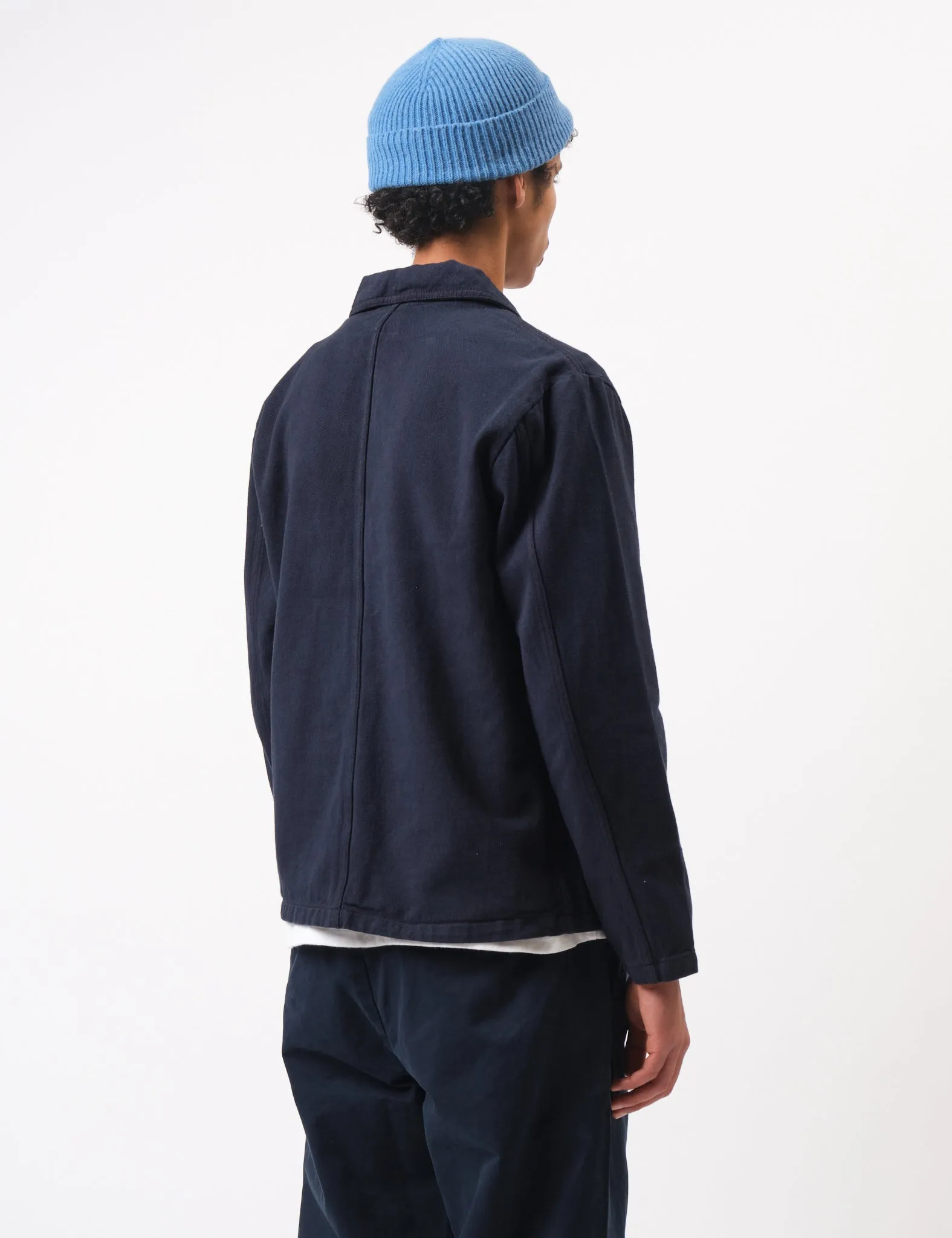 Bhode French Chore Jacket Mk.II - Night Sky Blue