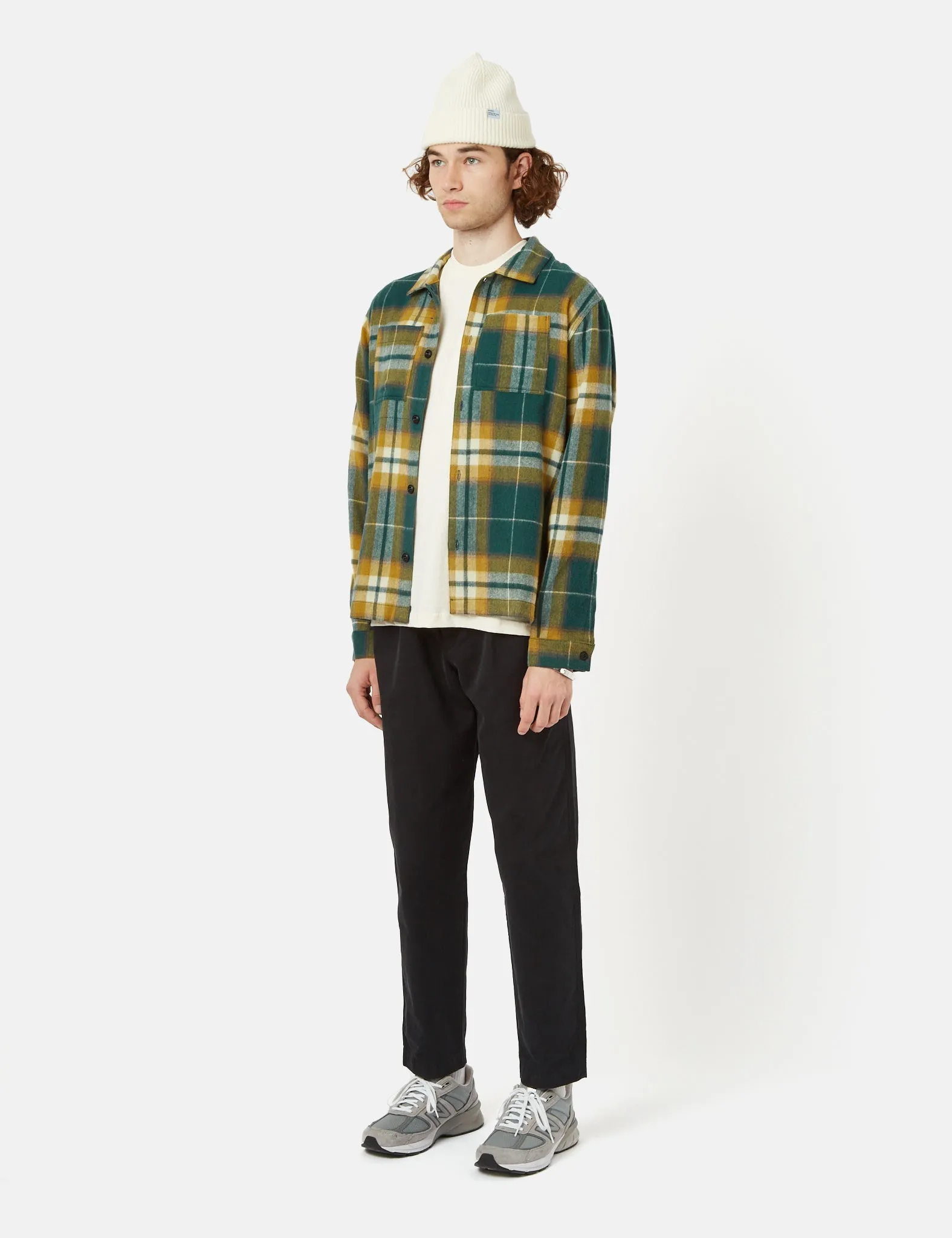 Bhode Overshirt (Plaid) - Green