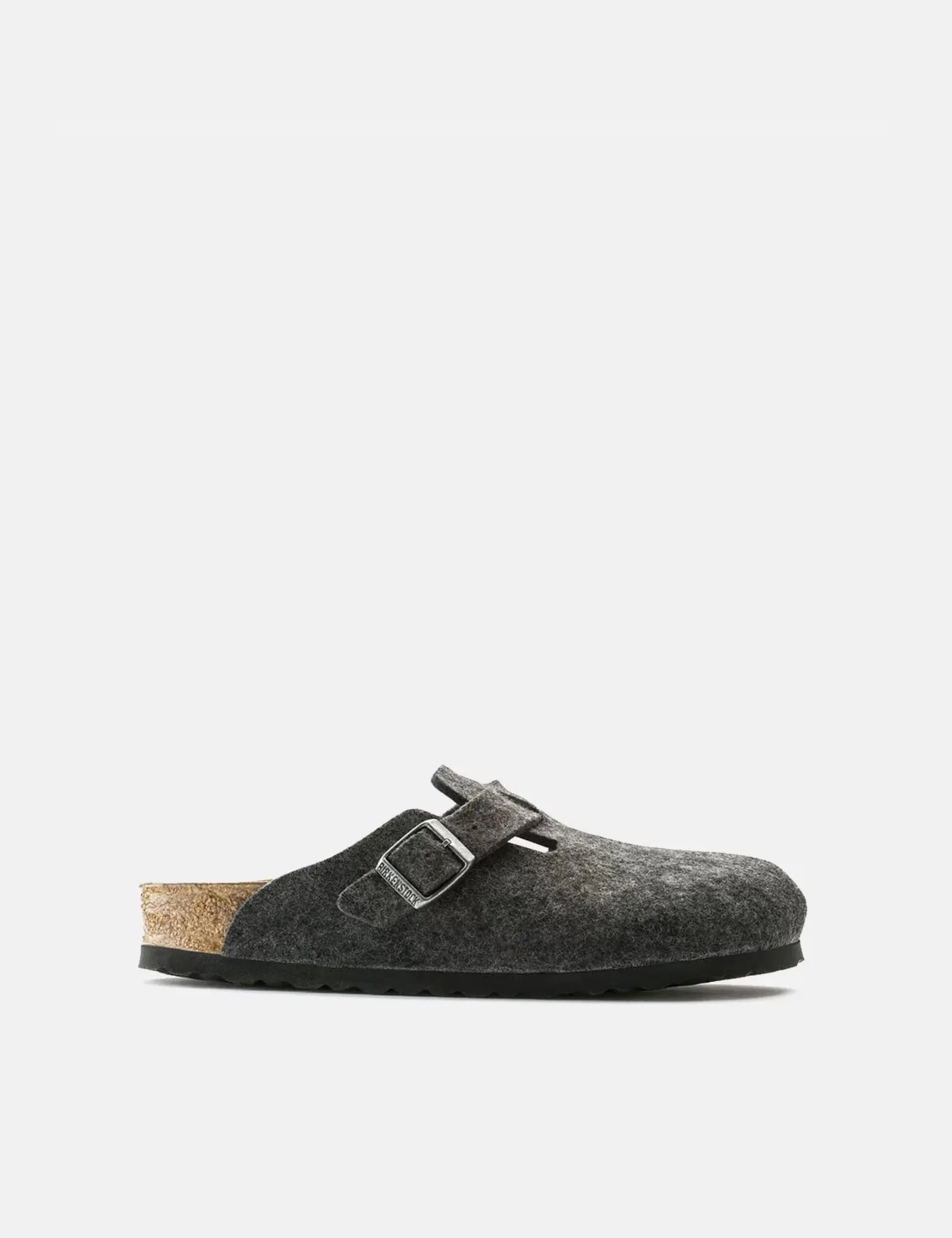 Birkenstock Boston Wool Felt (Regular) - Anthracite Grey