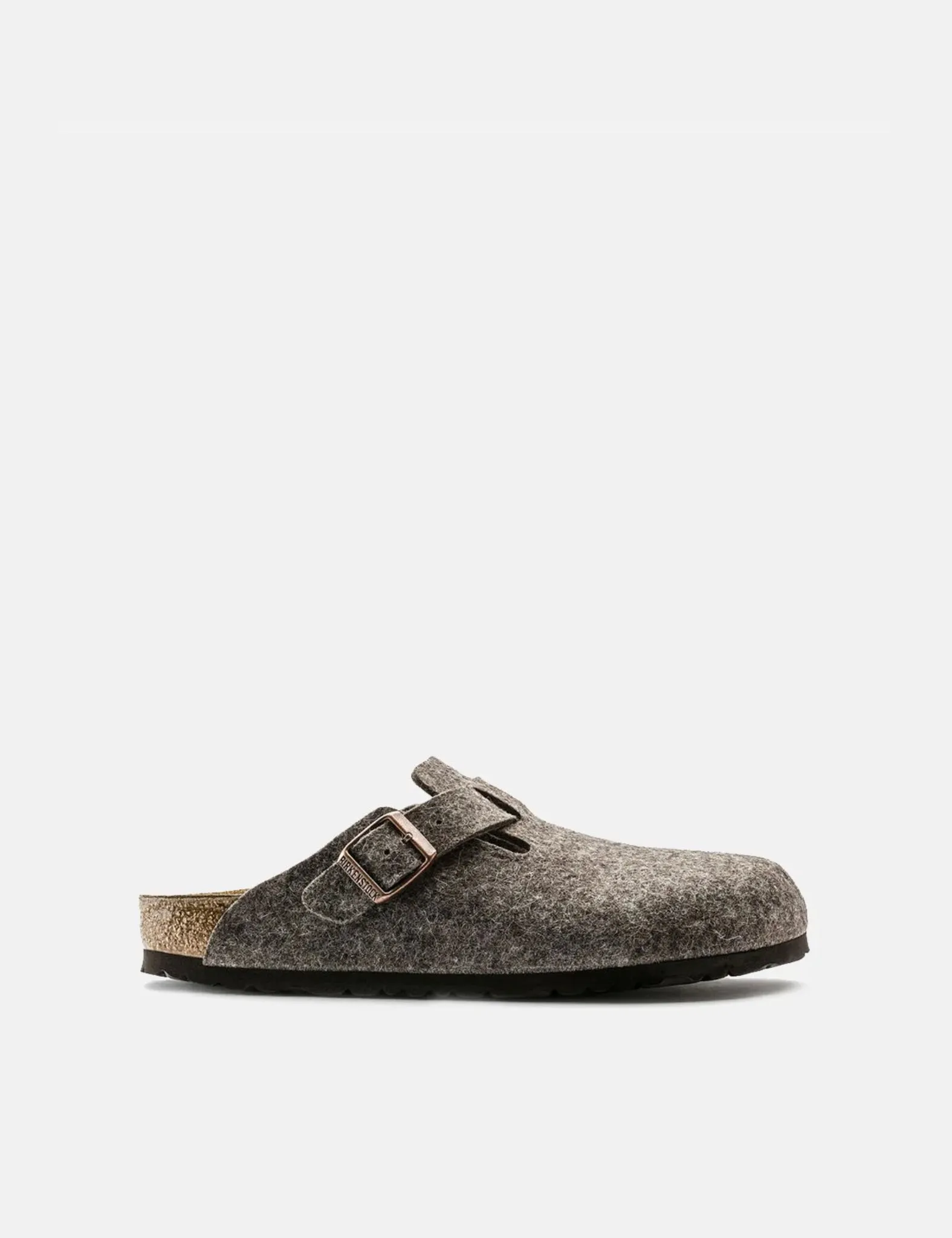 Birkenstock Boston Wool Felt (Regular) - Cacoa Brown
