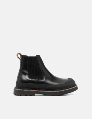 Birkenstock Prescott Leather Slip-On (Regular) - Black