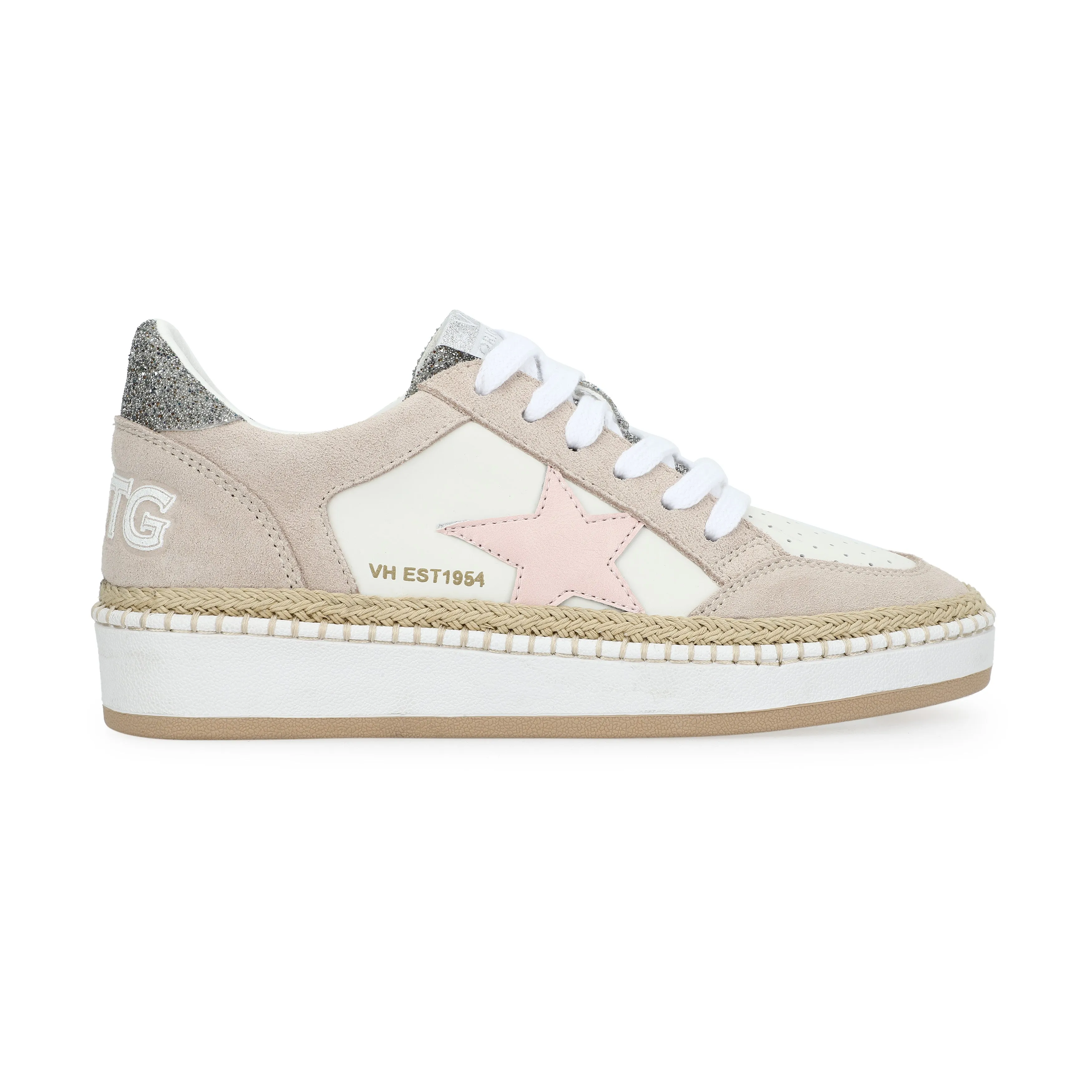 DENISSE 29 - RAFFIA/PINK/SILVER
