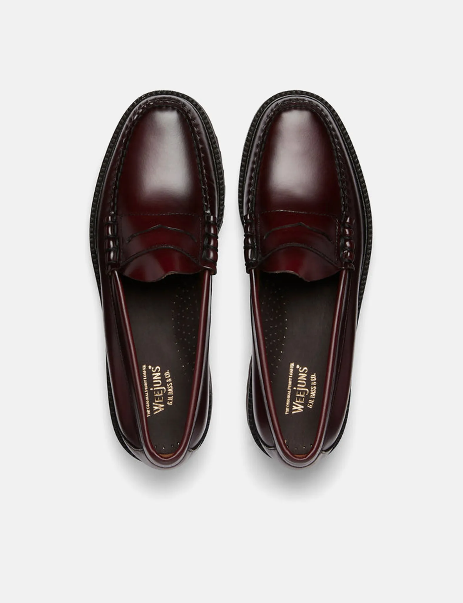 G.H. Bass Weejuns 90 Larson Penny (Leather) - Wine