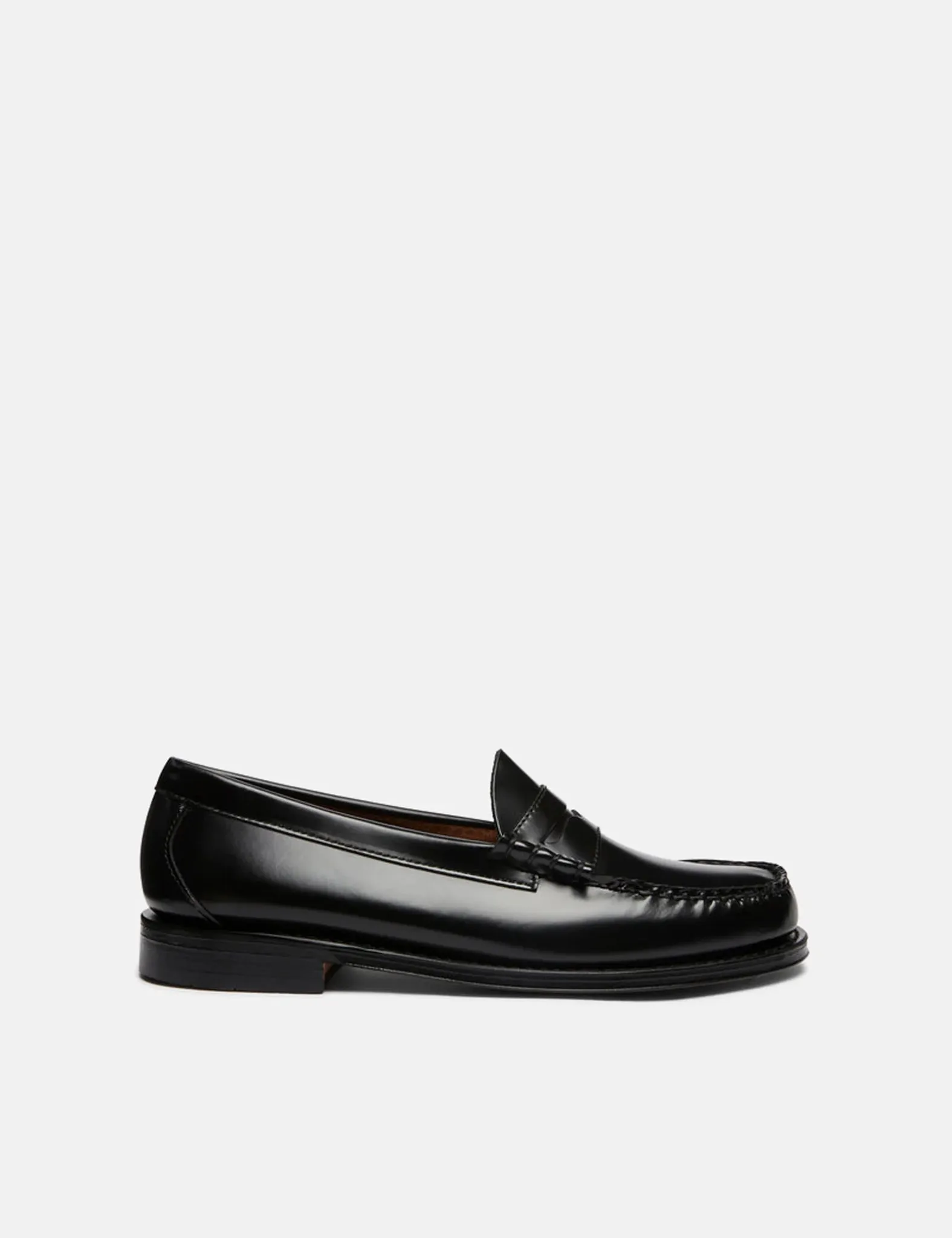 G.H. Bass Weejuns Larson Moc Penny (Leather) - Black