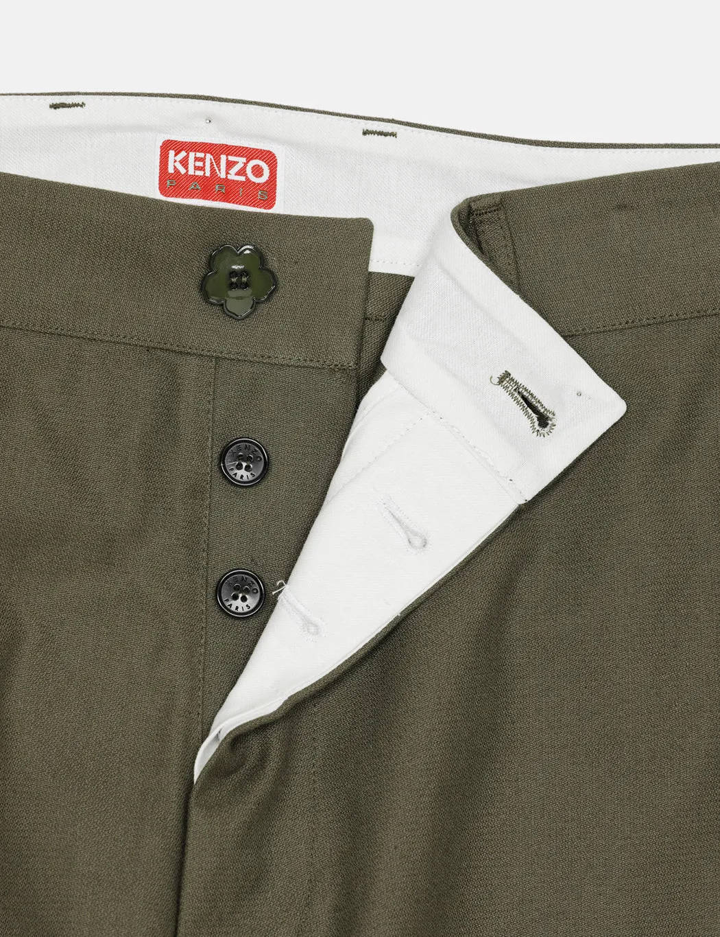 Kenzo Cargo Pant (Tapered) - Dark Khaki Green