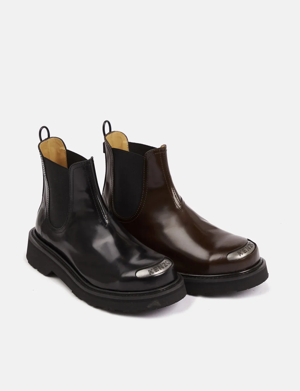 Kenzo Kenzosmile Lace-Up Boots - Black
