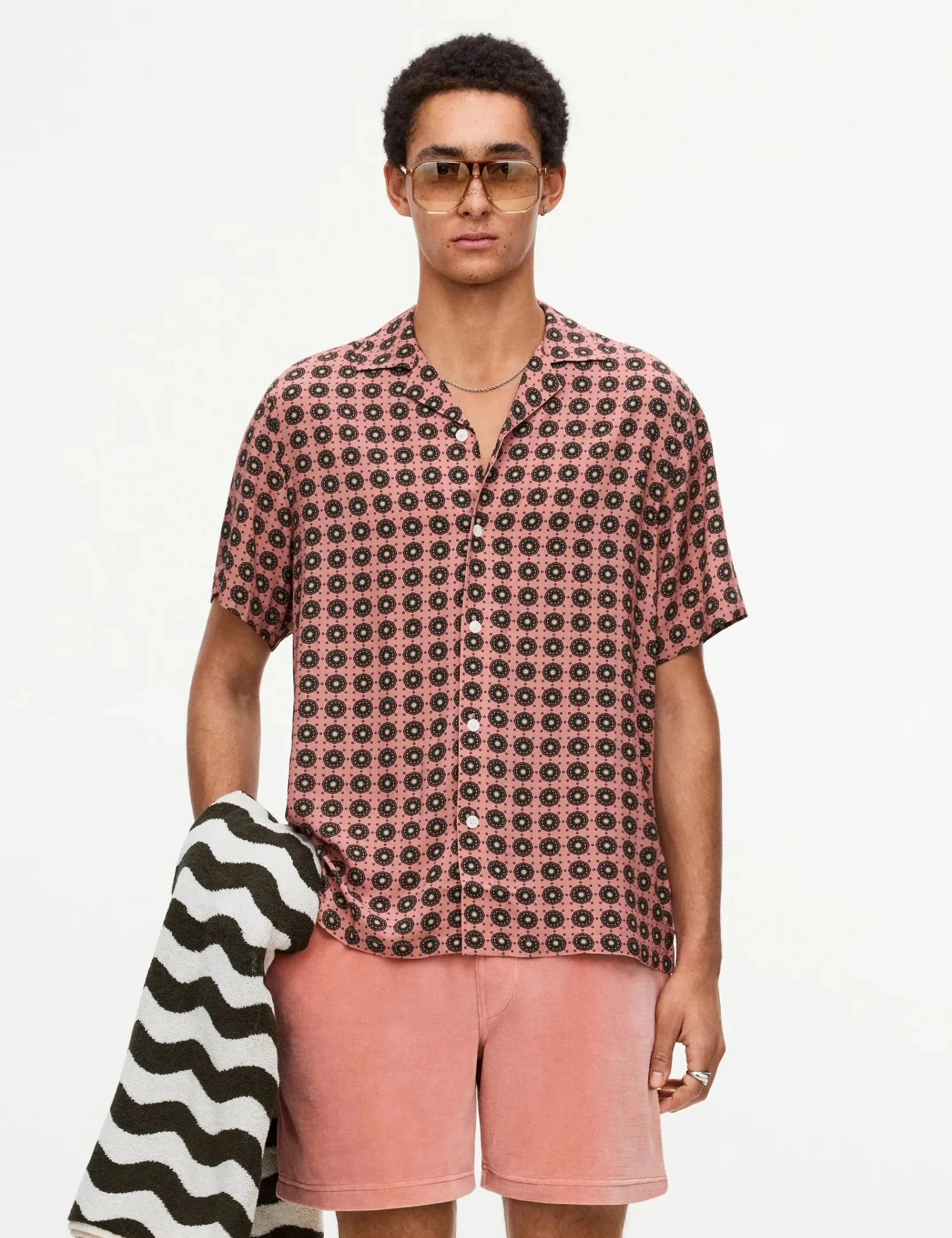 OAS Blush Lumo Viscose Shirt - Pink