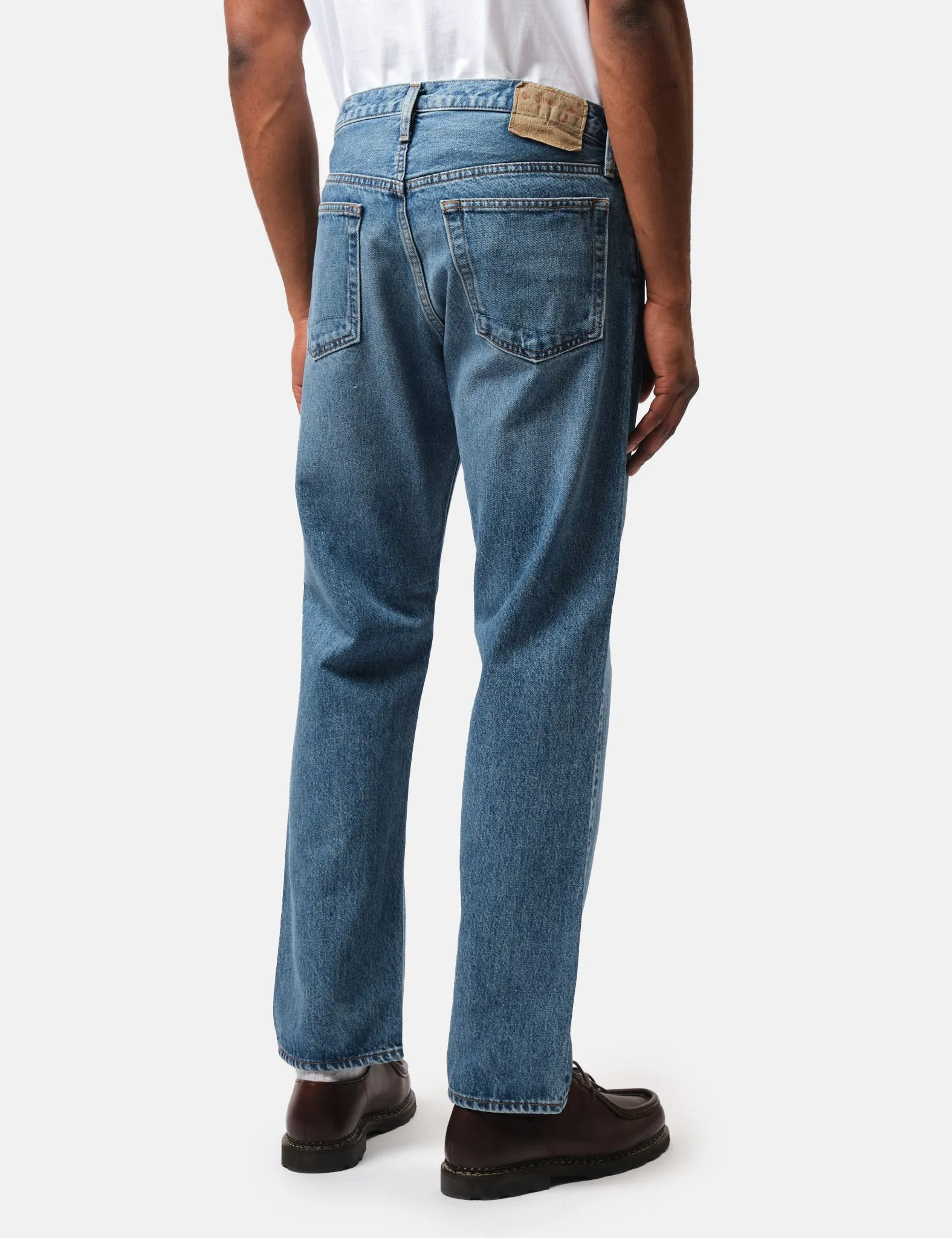 orSlow 105 90's Denim Used Jeans - Denim Blue