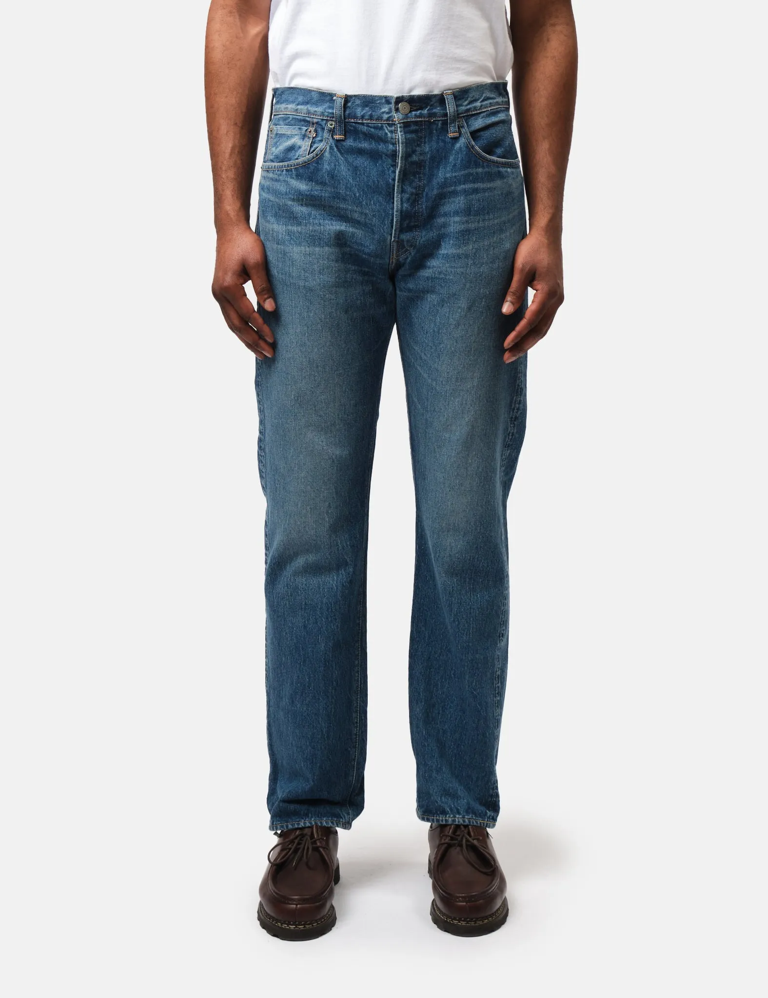 orSlow 105 Standard Selvedge Denim - 2 Year Wash