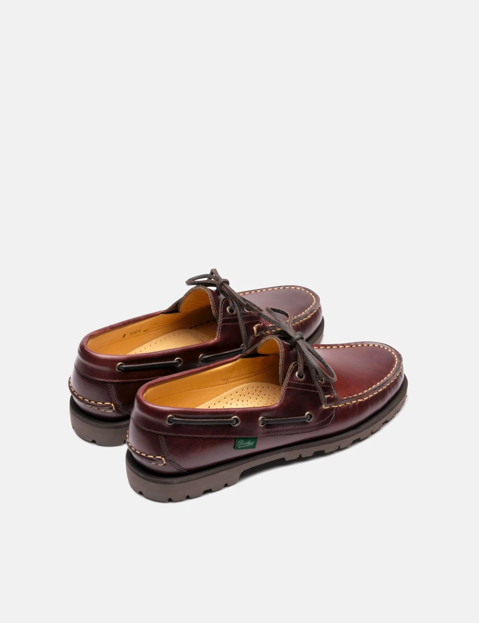 Paraboot Malo Boat Shoes (Leather) - America Brown