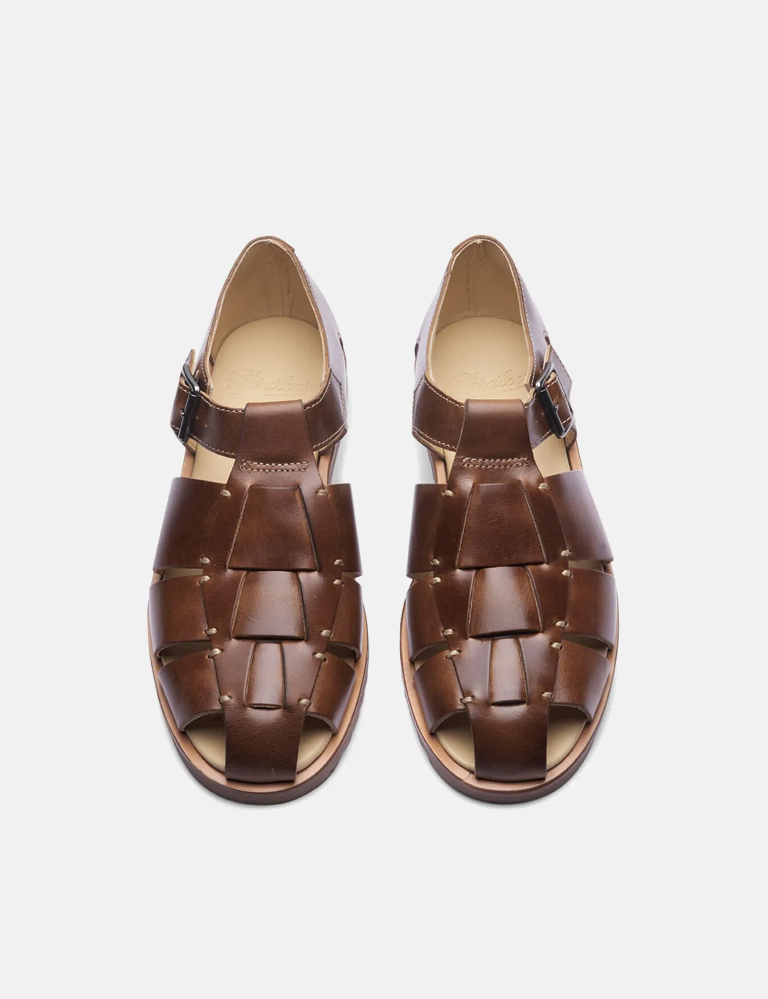 Paraboot Pacific Sandals (Leather) - Marron America Brown