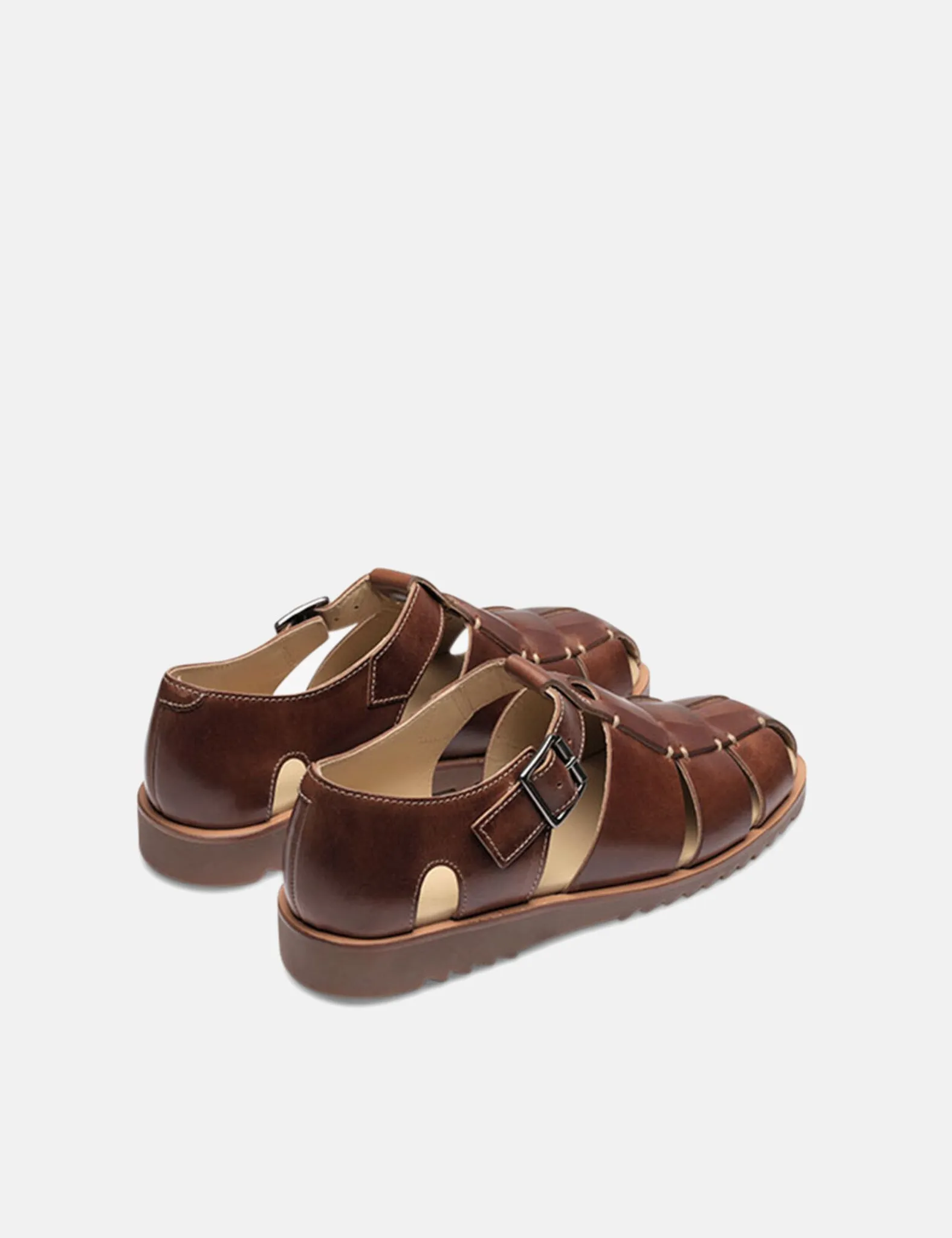 Paraboot Pacific Sandals (Leather) - Marron America Brown