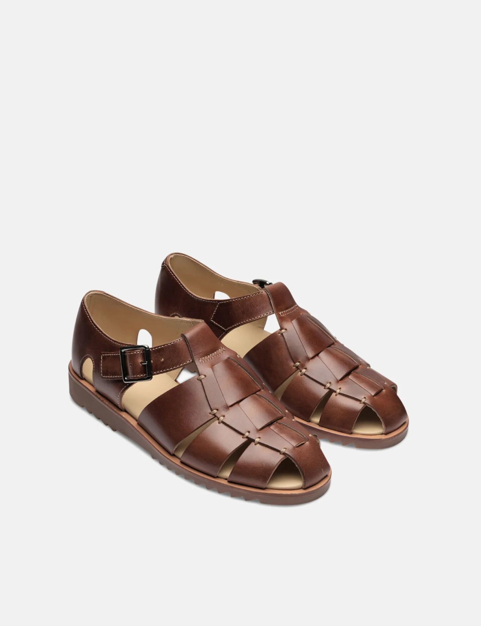 Paraboot Pacific Sandals (Leather) - Marron America Brown