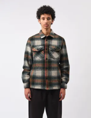 Portuguese Flannel Gauli Overshirt - Forest Green