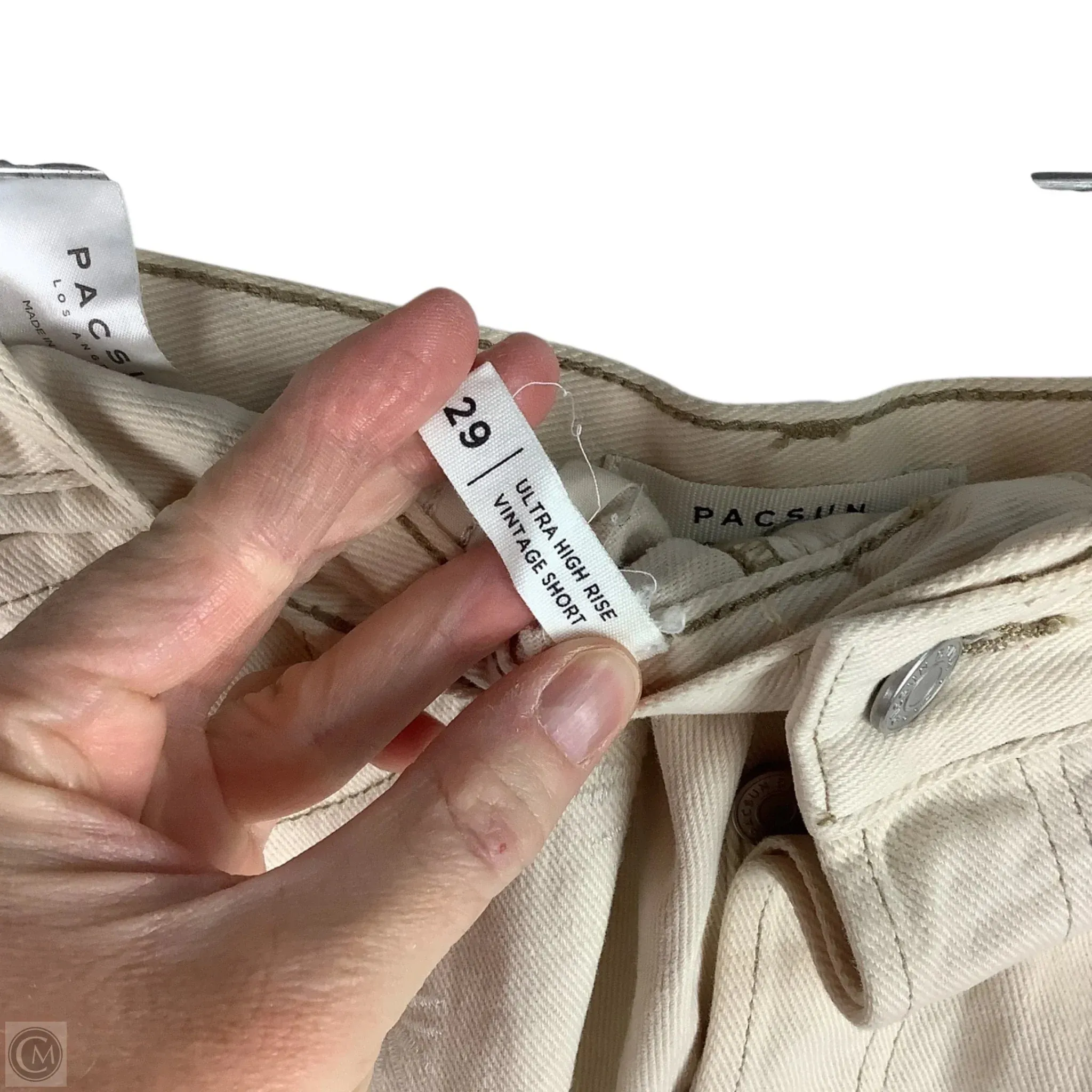 Shorts By Pacsun In Cream, Size: 8 (29)