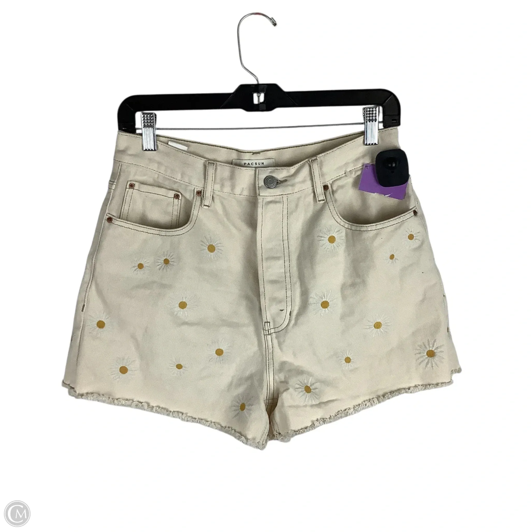 Shorts By Pacsun In Cream, Size: 8 (29)