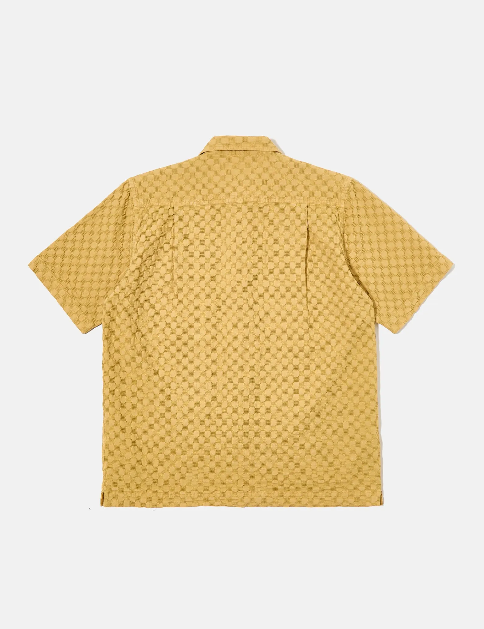 Universal Works Island Shirt (Dot Waffle) - Camel