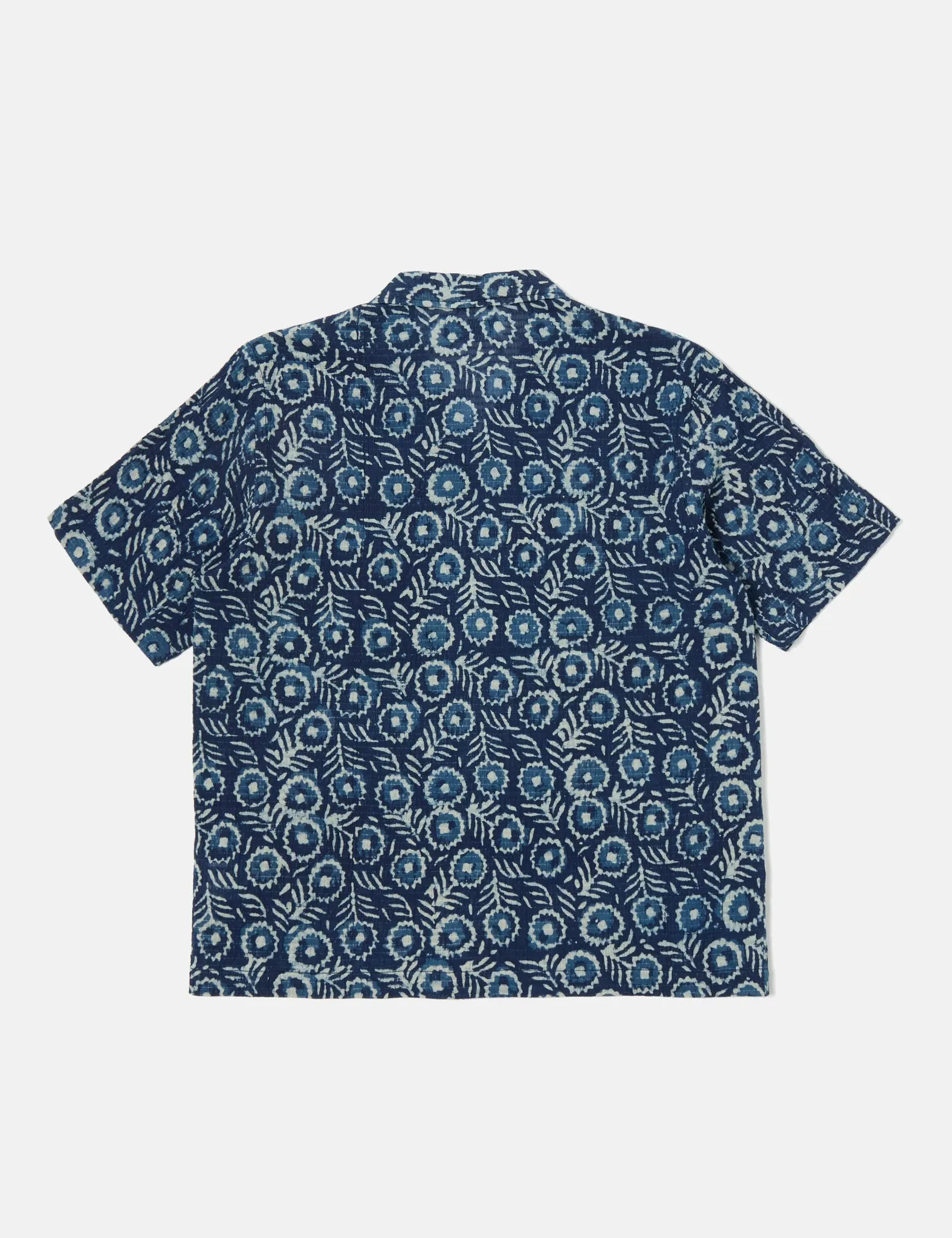 Universal Works Road Winston Shirt - Indigo Blue