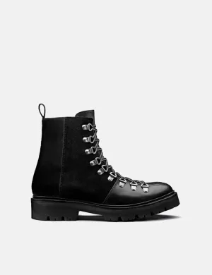 Womens Grenson Nanette Ski Boot (Leather) - Black